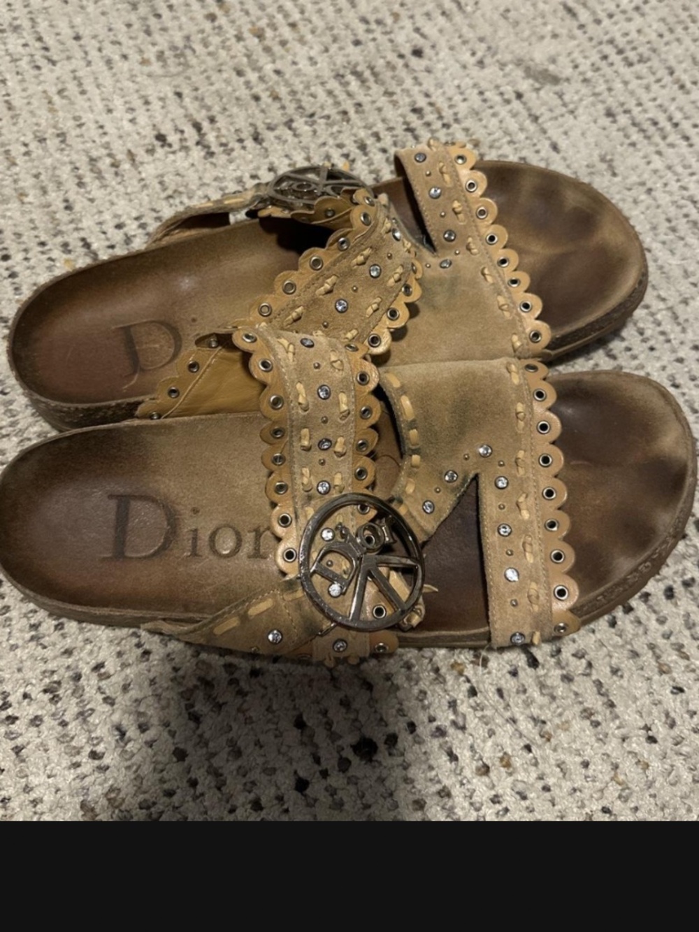 JPG Dior peace and love collection sandals